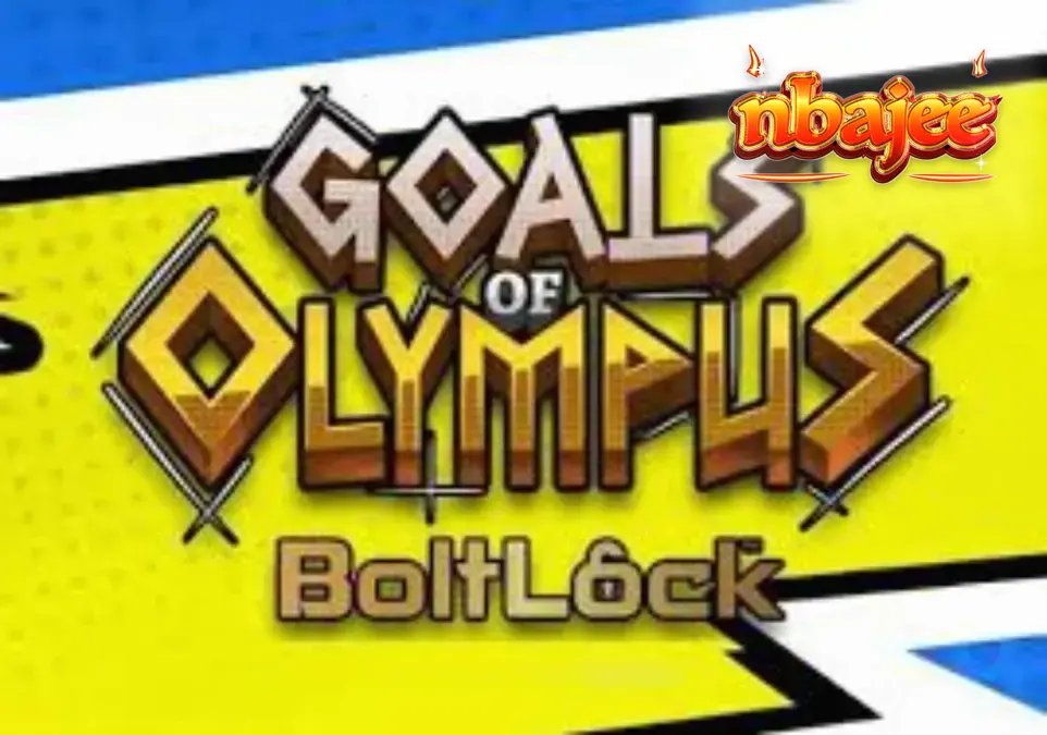 Goals of Olympus BoltLock স্লট গেমের একটি দৃশ্য যেখানে গ্রিক মিথলজি এবং ফুটবল থিমের সংমিশ্রণ দেখা যাচ্ছে।